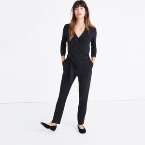 Never Worn Sezane x Madewell Black Jumpsuit